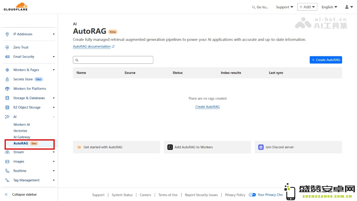 AutoRAG – Cloudflare 最新推出的全托管检索增强生成服务，助力企业高效信息处理与智能内容生成