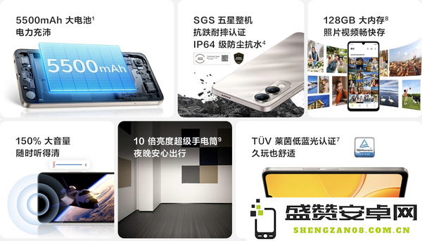 vivo Y37c发布 5500mAh电池+IP64级防尘防水 售749元