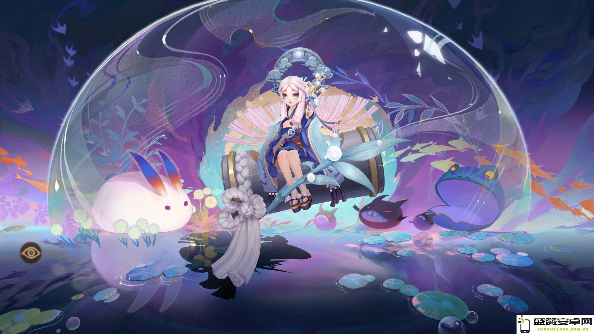 《阴阳师》全新式神录展示背景上线，签到免费领取