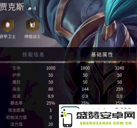 金铲铲之战贾克斯技能属性装备推荐