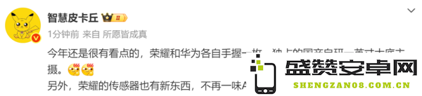 曝华为荣耀新机各独占国产一英寸传感器 影像有新突破？
