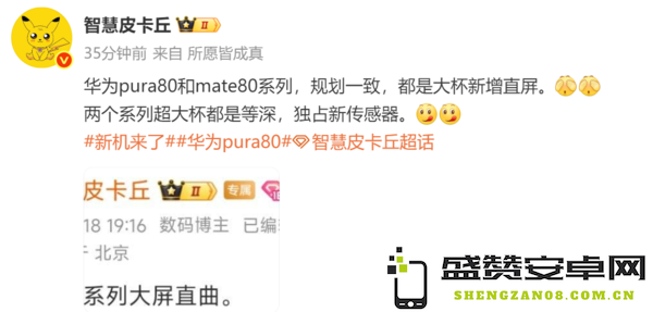 曝华为Pura 80 Pro将新增直屏版本 Mate 80系列也一样