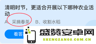 支付宝蚂蚁庄园在2025年4月4日的最新问题及解决答案是什么