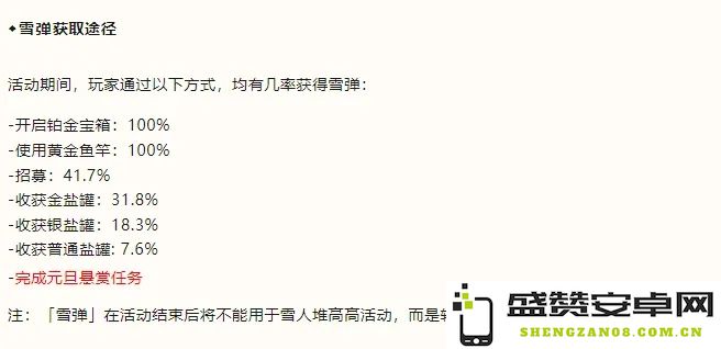 咸鱼之王2025元旦活动雪人高高活动攻略及雪弹获取技巧分享