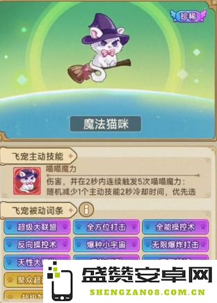 冒险大作战中魔法猫咪新飞宠最佳搭配推荐指南