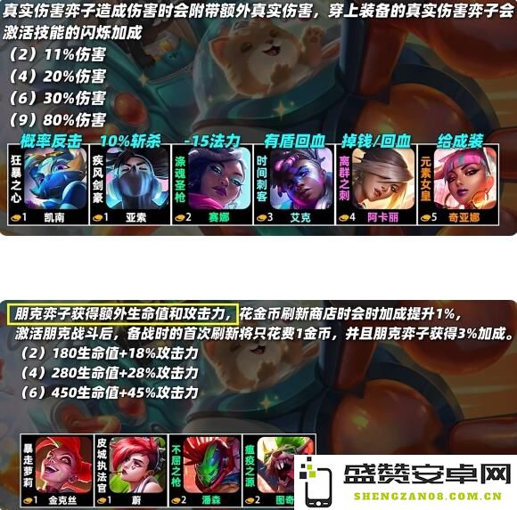 云顶之弈s10羁绊全览图