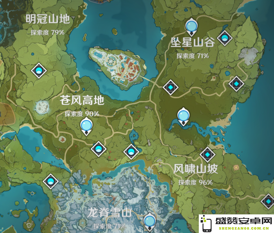 如何前往原神地图右上角的神秘岛屿？探寻原神地图右上角的岛屿的最佳路线和技巧。