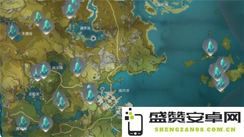 原神地图上水晶资源最丰富的地点有哪些 原神水晶最多的地方推荐